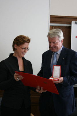STS Marek verlieh Großes Goldenes Ehrenzeichen an Johann Driemer