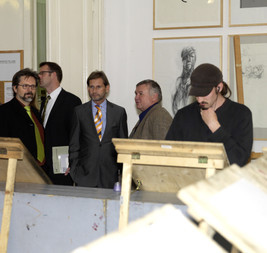 Bundesminister Johannes Hahn besucht die Angewandte