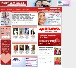 herzflimmern.at - 2,5 Millionen Page Impressions im ersten Monat -
BILD