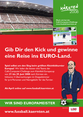 Online durchs Urlaubsland Kärnten kicken - die 'Kärnten Calli
Challenge' - BILD  =
