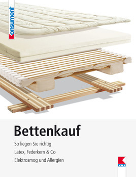 Cover 'Konsument'-Ratgeber 'Bettenkauf'