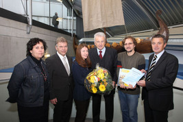 100.000ster Ausstellungsbesucher in Leoben - BILD