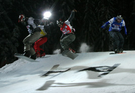 LG Snowboard FIS Worldcup Gastein: Jagd auf WM-Tickets bei weltweit
einzigartiger Flutlichtshow - BILD