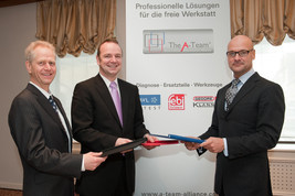 'The A-Team. Automotive Aftermarket Alliance' -
deutsch-österreichische Kooperation für umkämpften Kfz-Ersatzteil-
und Servicemarkt präsentiert - BILD