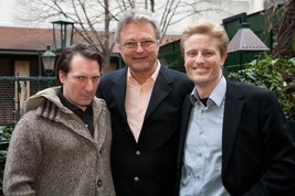 Schlossquadrat: Robert Palfrader und Florian Scheuba bei einem
Exklusiv-Auftritt 'Wir sind stier . . .' aus Anlaß des
10-Jahres-Festes im Margaretner Cafe Cuadro - BILD