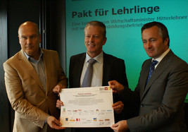 Mitterlehner: 'Pakt für Lehrlinge' ist eine Signalwirkung an die Jugendlichen