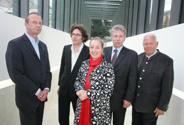 Einweihung des Verbindungsgangs zwischen dem Unteren Belvedere und
der Orangerie - BILD