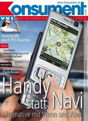 „Konsument“: Navigation per Handy ausbaufähig
