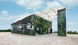 Superfund startet Bildungsoffensive - Start der Superfund Investment World am 22. August 2009 vor dem Cafe Landtmann in Wien =
