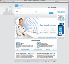 DocFinder hilft österreichweit bei der Suche nach dem passenden Arzt =