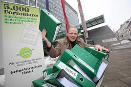 Grüne Wirtschaft: 'Bürokratie-Exzess Wirtschaftskammer-Wahl'