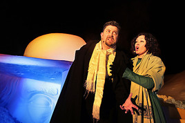 Viva Verdi-Arienzauber in den Alpen - Oper im Schneesturm statt Spiel
auf dem See - BILD