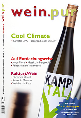 wein.pur ist cool! - GENUSS.wein.pur 2/2010 ist da.