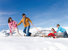 Feiner Firn und Frühlingssonne in den FamilySelectHotels Europa -
BILD  =
