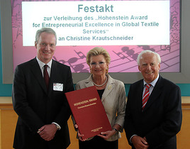 Christine Krautschneider ausgezeichnet: Hohenstein Award geht
erstmals nach Österreich - BILD