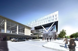 Dachgleiche für erstes Motel One Österreichs in der BahnhofCity Wien
West - BILD  =
