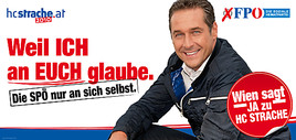 FPÖ präsentiert Schlussserie ihrer Wahlplakate für die Wien-Wahl