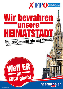 FPÖ präsentiert Schlussserie ihrer Wahlplakate für die Wien-Wahl