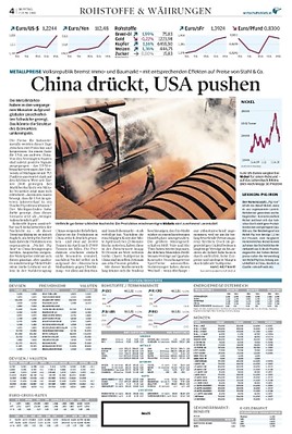 WIRTSCHAFTSBLATT SETZT IM FINANZTEIL NEUE MASSSTÄBE