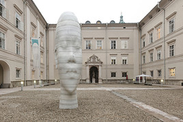 'Awilda': Monumentaler Marmorkopf für Salzburg