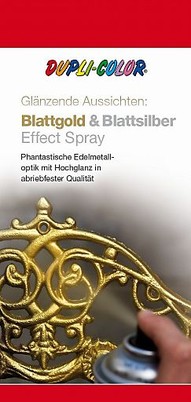 Glänzende Weihnachtsaussichten mit MOTIP DUPLI: täuschend echtes Gold
und Silber mit den Effect Sprays von DUPLI-COLOR  - BILD