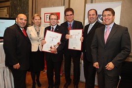 Infrastrukturauszeichnung Red Arrow 2010 an Dr. Alfred Stratil
und Austro Control verliehen - BILD