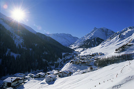 Samnaun - kleines Dorf, großes Skigebiet - BILD