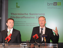 Berlakovich / Mitterlehner: Neue Förderoffensive für Thermische
Sanierung startet am 1. März - ANHÄNGE