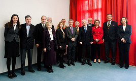 Die Zukunft des Österreichischen Hochschulsystems: Bundespräsident
Fischer und Bundesministerin Karl besuchen den Wissenschaftsrat -BILD