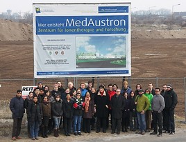 Internationale PhD-Studentinnen und Studenten zu Gast bei MedAustron