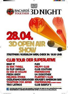 Bacardi Together '3D Open Air Show' - 28.04.2011 - BILD