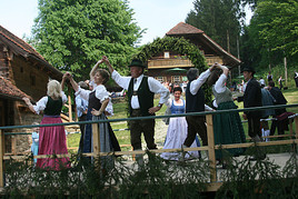 Landlust-Kirtag am Gaisrieglhof zu Schloss Obermayerhofen am Sonntag,
den 1. Mai 2011 - BILD
