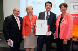 WIENER LINIEN und HOCHTIEF Construction Austria mit Red Arrow 2011
ausgezeichnet - BILD