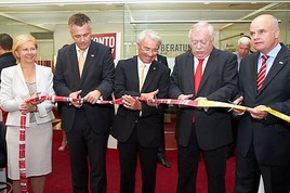 Eröffnung des neuen gemeinsamen Filialstandortes BAWAG P.S.K. und
Post in 1020 Wien - BILD