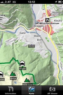 Gipfeltreffen am Handy - Nationalpark mit neuem Handy APP am Start!