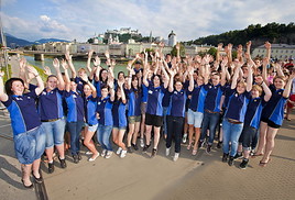 80 Lidl-Lehrlinge aus ganz Österreich on Tour: eine Stadt in
Lehrlingshänden - BILD