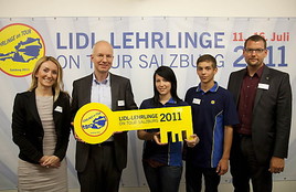 80 Lidl-Lehrlinge aus ganz Österreich on Tour: eine Stadt in Lehrlingshänden