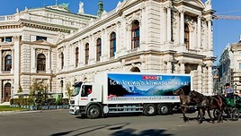 Der erste echte Vollhybrid-Lkw fährt bei SPAR - BILD