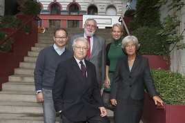 BILD zu OTS - Martin Winkler, Wolfgang Petritsch, Franz Fischler, Maria Baumgartner und Heide Schmidt (v.l.n.r.)