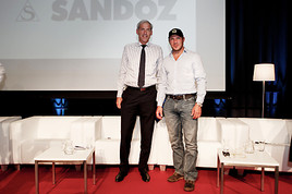 Skistar Hermann Maier inspiriert Sandoz GmbH - BILD