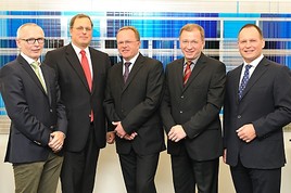 Neuer Vorstand Forum Hausgeräte: Alfred Janovsky als Obmann gewählt
Pascal Javet, Martin Melzer als seine Stellvertreter - BILD