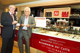 Austria Center Vienna eröffnet 'Accademia del Caffé' - BILD