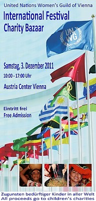 The United Nations Women's Guild of Vienna International Festival
Charity Bazaar, 3 December 2011