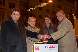 Jank und Brauner: 'Wiener Einkaufsstraßen erstrahlen im weihnachtlichen Lichterglanz'