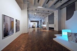 MAK-Ausstellungsansicht 'Erschaute Bauten'