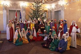 BILD zu OTS - Ihr seid für eine ganz wichtige Sache unterwegs, für den Gedanken der Nächstenliebe und Solidarität. würdigte der  ...