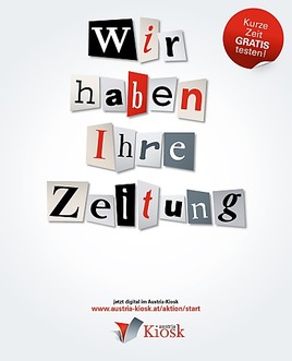 Test-Aktion mit Startguthaben auf www.austria-kiosk.at