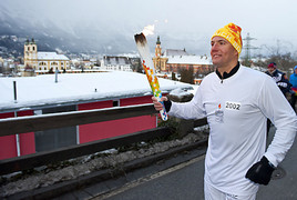 Das Olympische Komitee für Sochi 2014 trifft bei den Jugend
Olympischen Spielen in Innsbruck ein - BILD