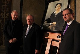 BILD zu OTS - Der Wiener Erzbischof Kardinal Dr. Christoph Schönborn, der Zweite Nationalratspräsident Fritz Neugebauer und ÖVP-Klubobmann  ...