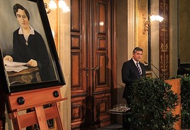 BILD zu OTS - Vizekanzler Dr. Michael Spindelegger bei der Festsitzung des ÖVP-Parlamentsklubs aus Anlass der Seligsprechung von Hildegard Burjan